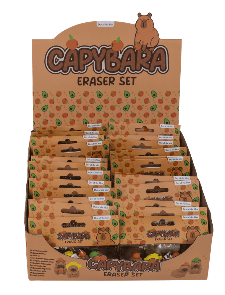 Gommes Dsp capybara. 4 essieux 24 pièces en