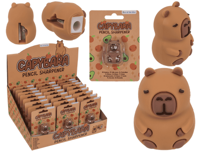 Taille-crayon DSP Capybara sur blister.