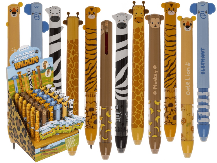 Stylo effaçable bicolore Dsp, 6 pcs