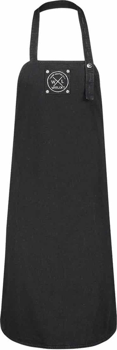 Brandless sans marque witloft - tablier en jean long - noir