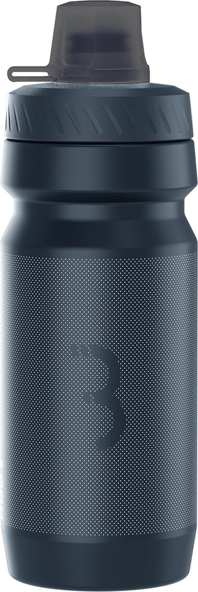 Bbb vélo voiture réservoir boue fermeture automatique bouteille d'eau vélo de course - gourde vélo - bouteille d'eau cyclisme vtt - bouteille d'eau 550 ml - noir - bwb-12