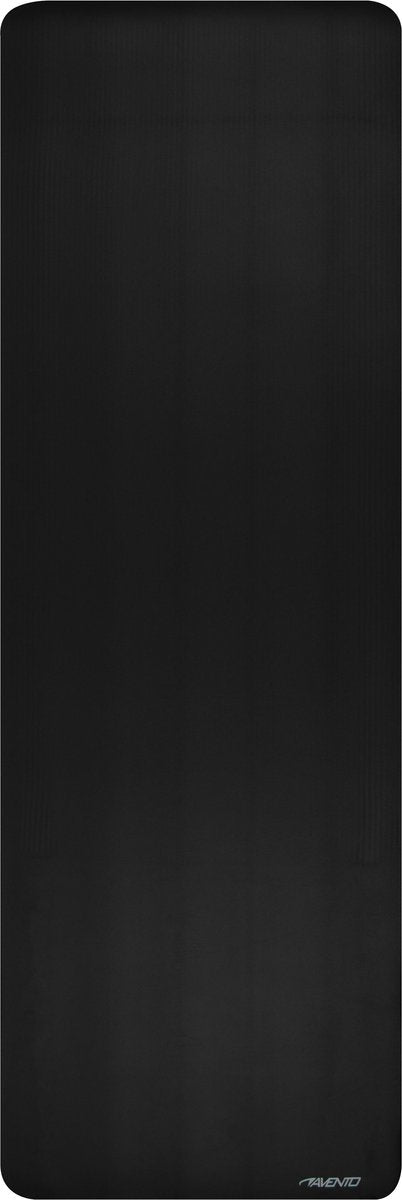 Tapis de yoga fitness Avento nbr - noir - 183 x 61 x 1,2 cm