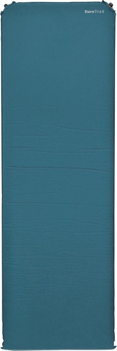Tapis de couchage confort tout terrain Eurotrail iso camp - hauteur 6 cm - bleu