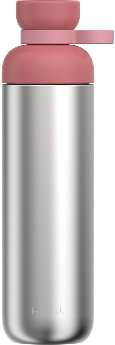 Mepal Gourde en acier inoxydable Vita - 900 ml - 2 ouvertures pour un confort de consommation supplémentaire - Gourde en acier inoxydable - mauve vif