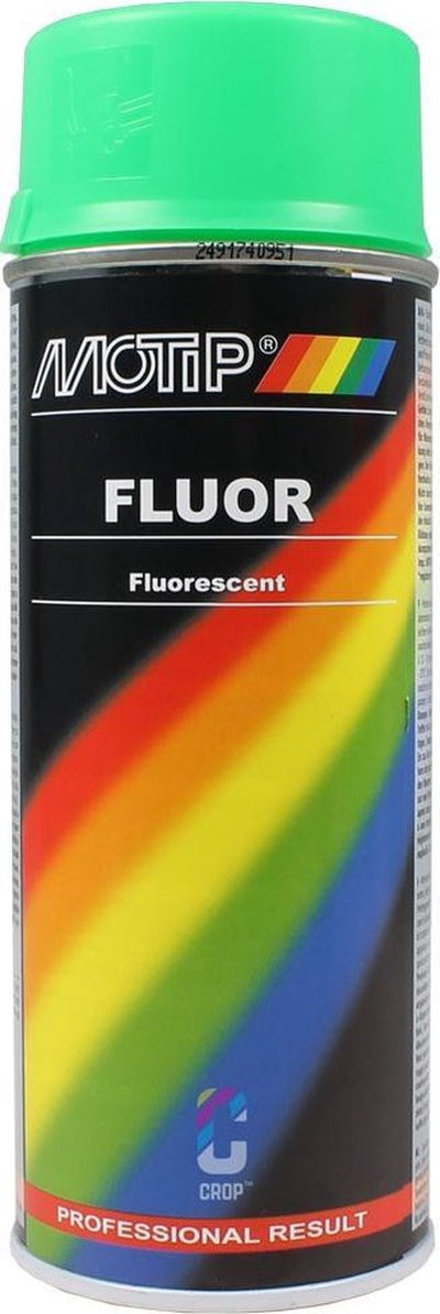 Motip 1051391 - vernis fluorescent vert bombe aérosol 400 ml | 1 pièce