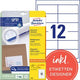 Étiquettes multifonctions avery quickpeel™ 300 pièces