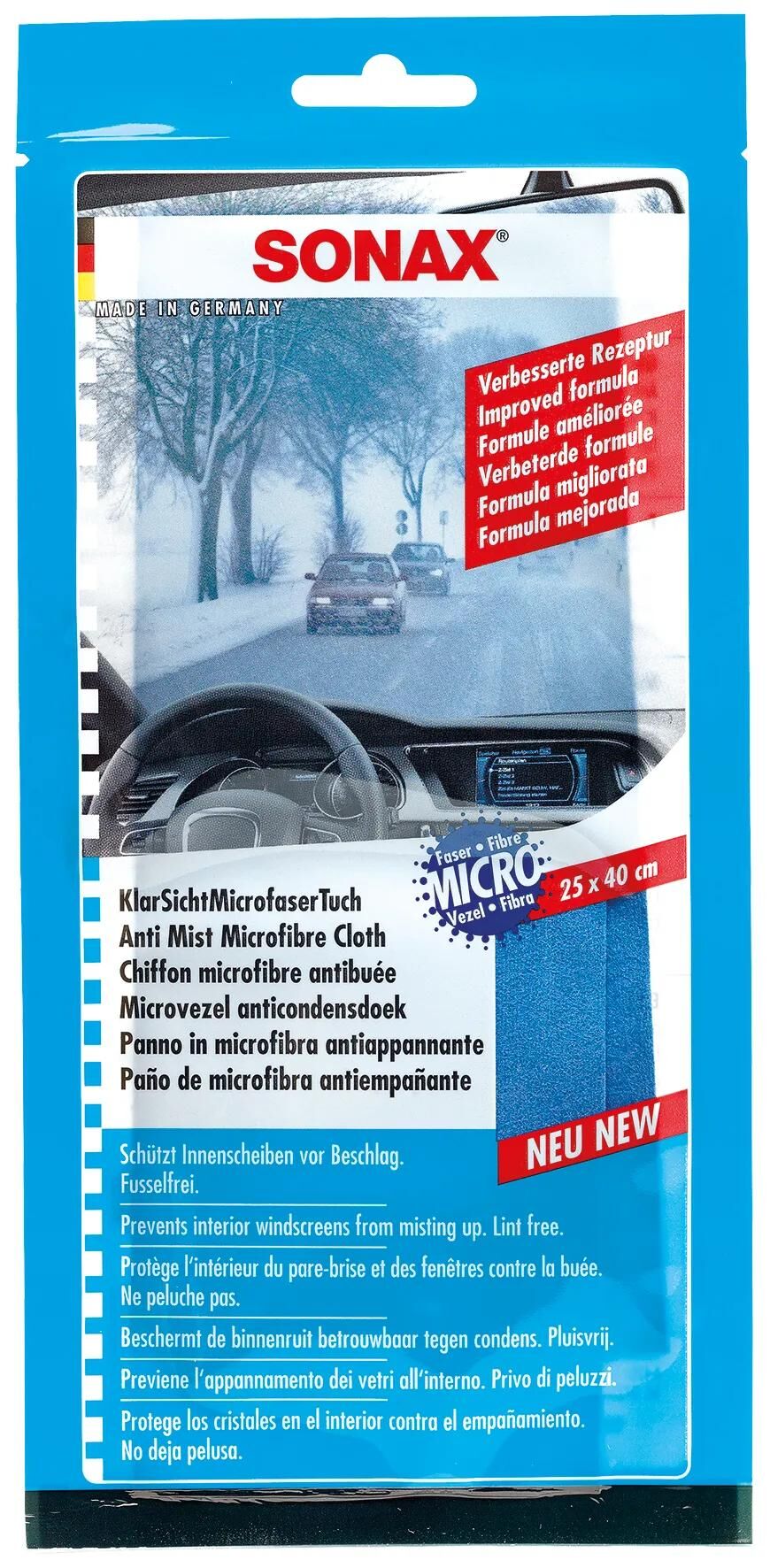 Tissu de microfibre clair Sonax
