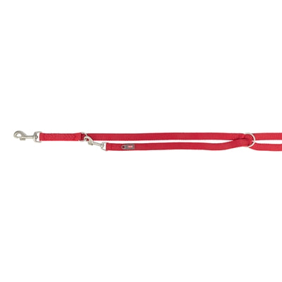 Trixie Dog Leash Adjustable Two-Player Red