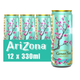 Thé vert original d'Arizona au miel en canette (12x 33cl)