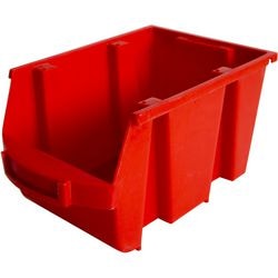 Poubelle de rangement viso spacy3r 4l 15 x 23,5 x 12,6 cm rouge