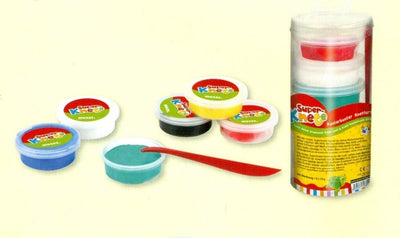 Super argile : argile mousse tour colorée, 6 couleurs