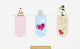 Marque-page magnétique. mariage 3 cul (6 sets)