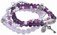 Forêt de conte de fées : bracelet violet (3 pcs)