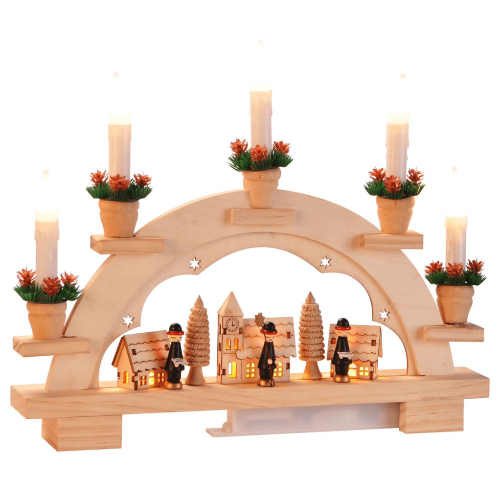 Salut salut de Noël avec éclairage