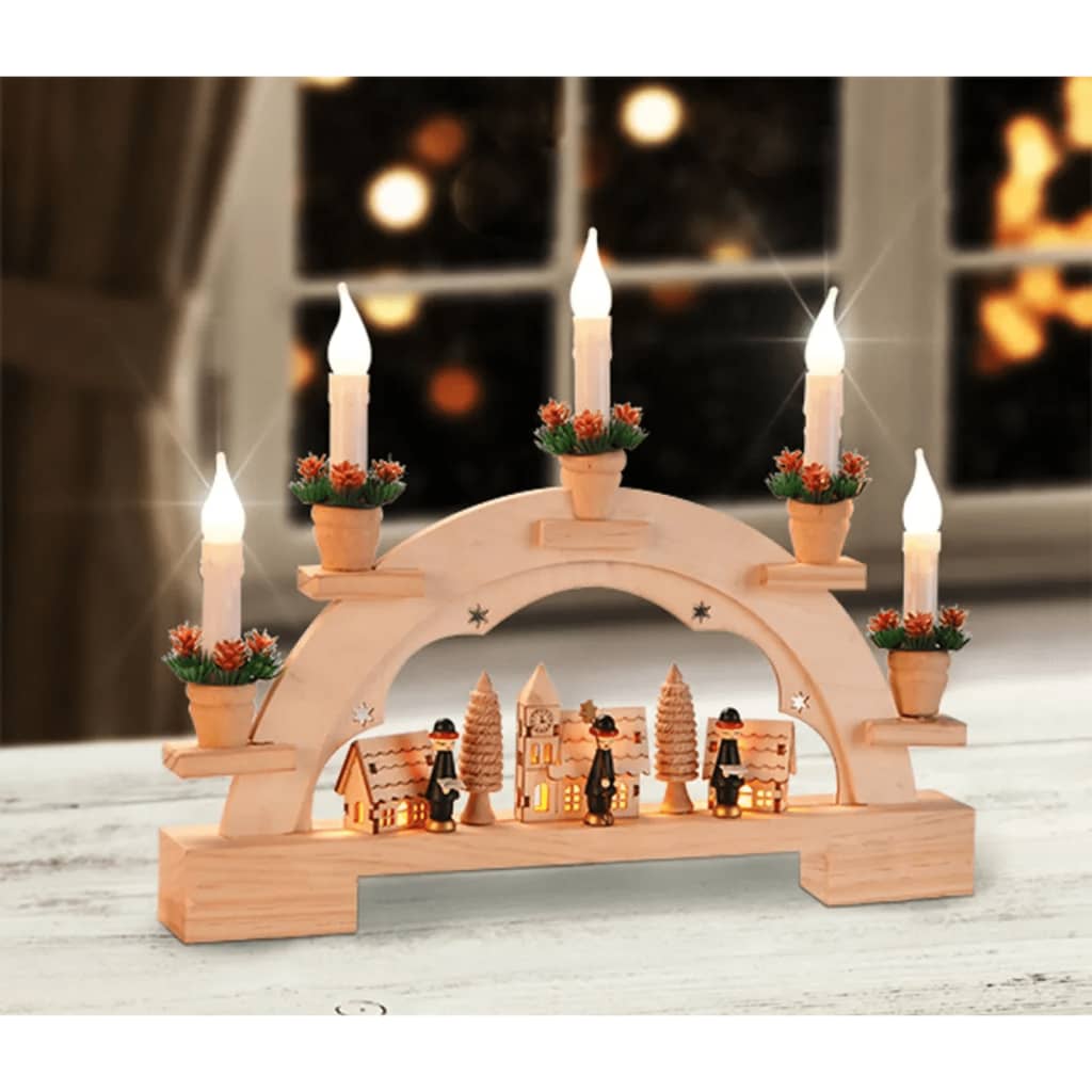 Salut salut de Noël avec éclairage