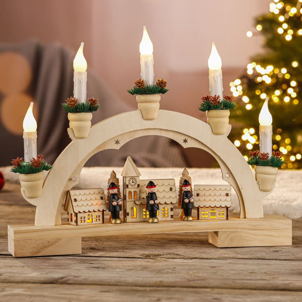 Salut salut de Noël avec éclairage