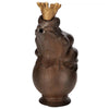 Salut Hi Waterfontein Frog King Metal Brown