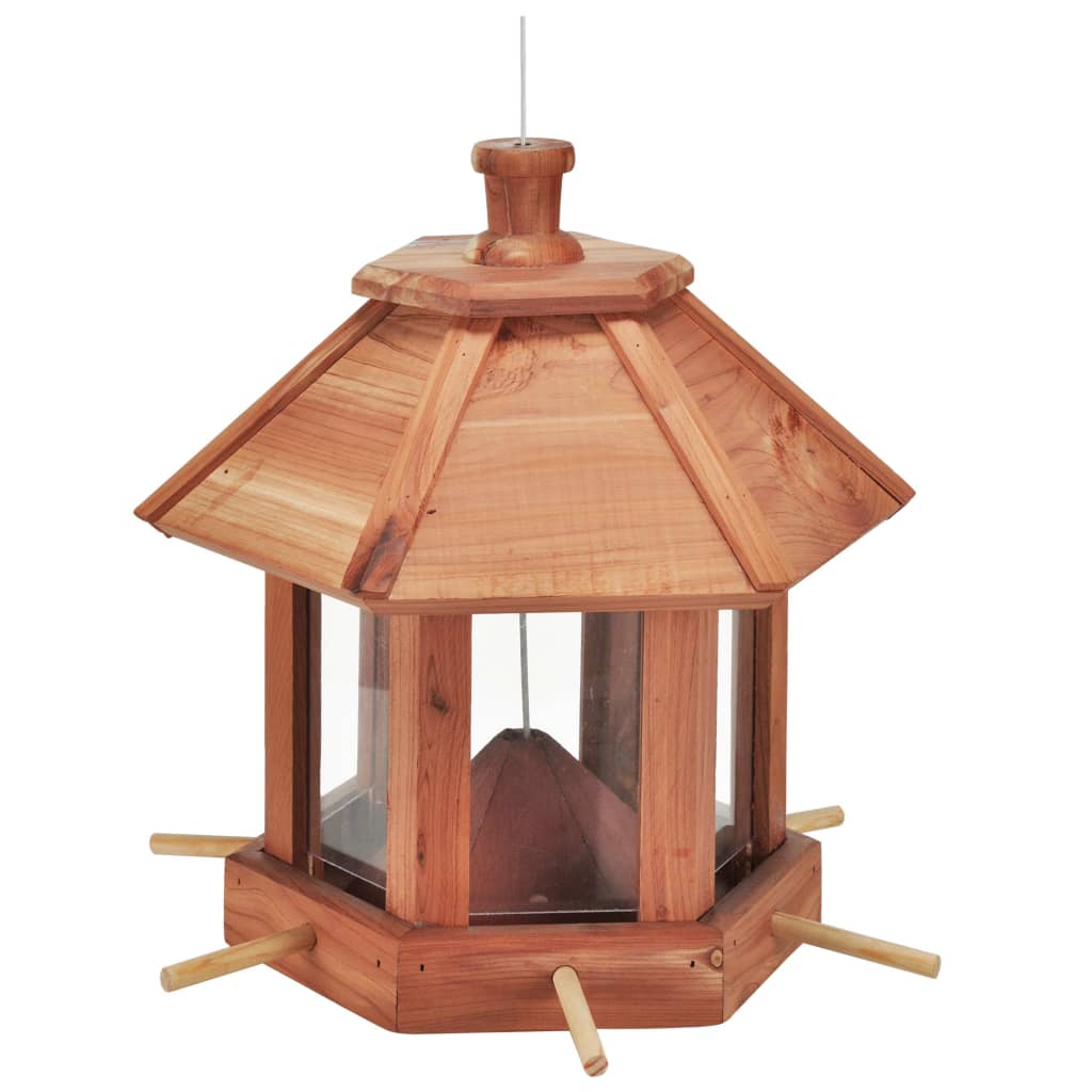 Salut salut hi oiseau foints Huisje suspendus marron