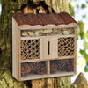 Salut hi insectenhotel 30x9.5x30 cm en bois naturel