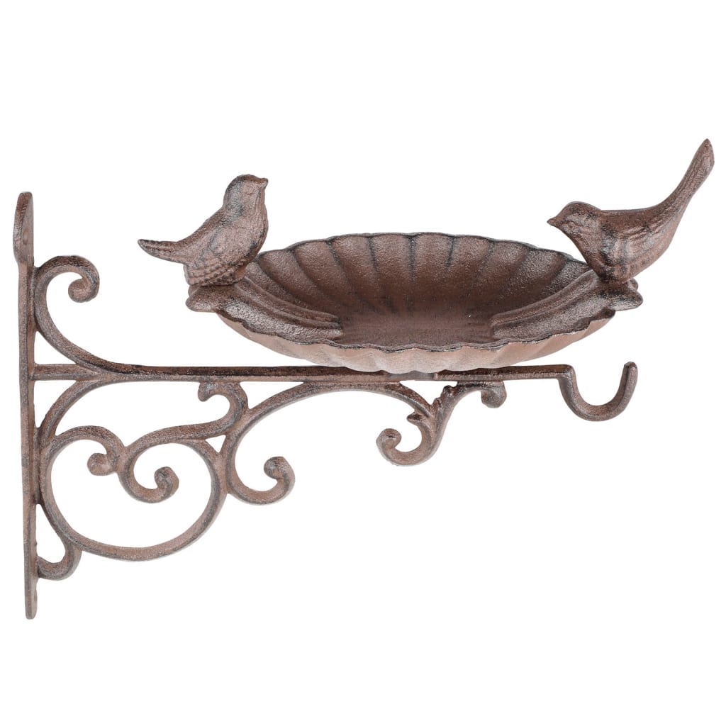 Salut salut les oiseaux d'alimentation de la maison de la maison de montage en fonte