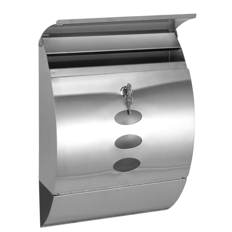 Hi Hi Letter Box 30x12x40 cm en acier inoxydable