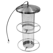 Salut salut hi oiseau feed huisje accroché 14x27,5 cm en acier inoxydable - afbeelding 3