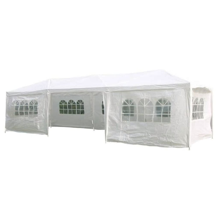 Salut salut la fête avec des murs latéraux 3x9 m blanc