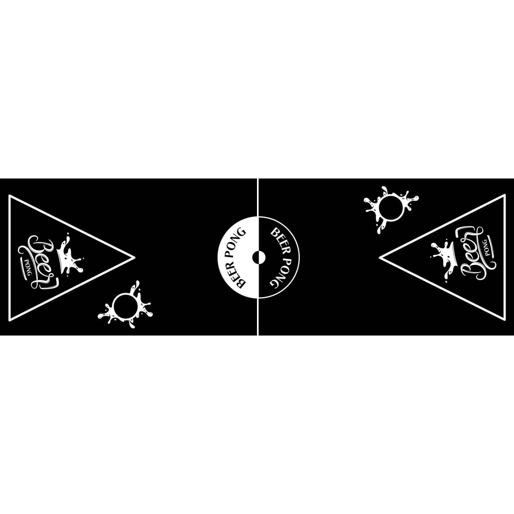Salut salut hi bière pong table pliable et noire réglable