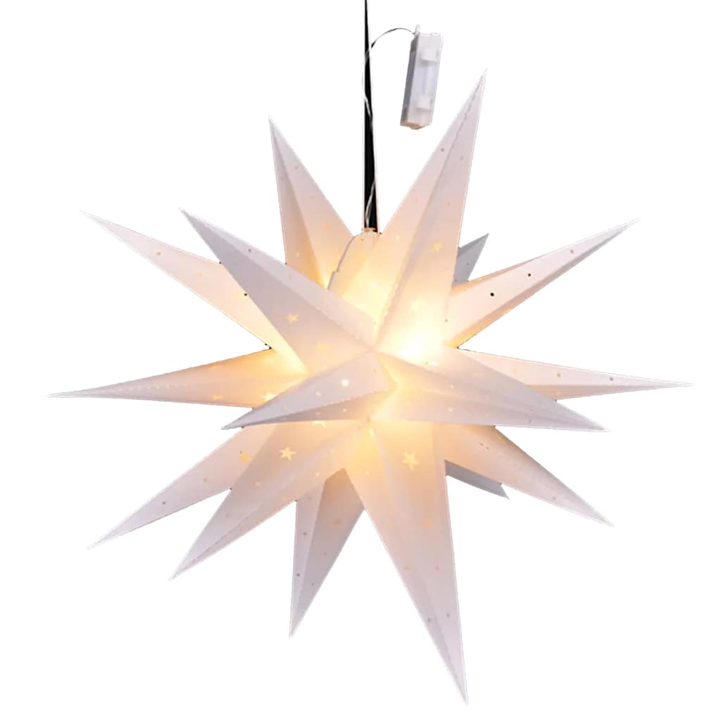 Salut salut lampion étoile de Noël mené 58 cm