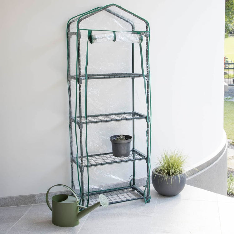 Salut Hi Greenhouse avec 4 étagères 59x31x160 cm