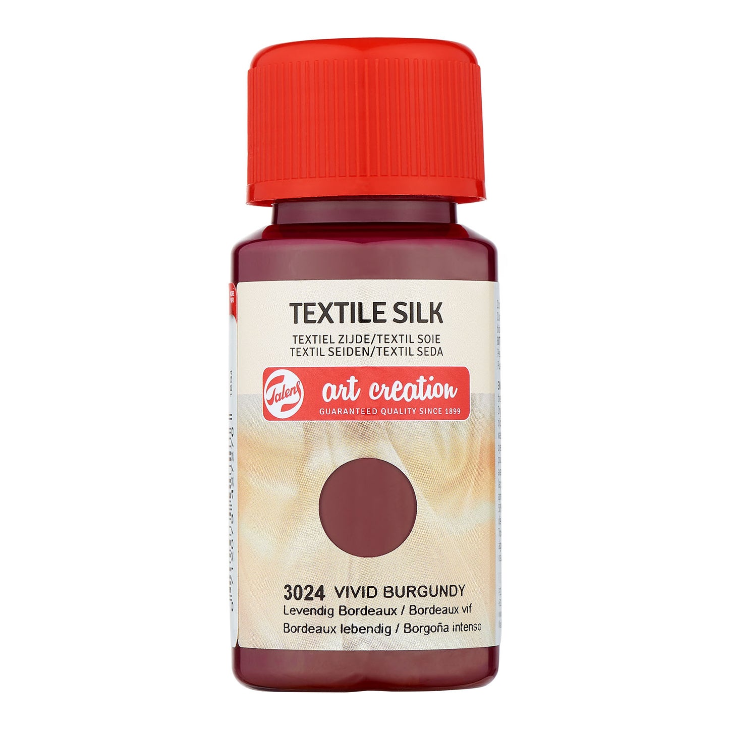 Talens création d'art • soie textile 50 ml bordeaux vif