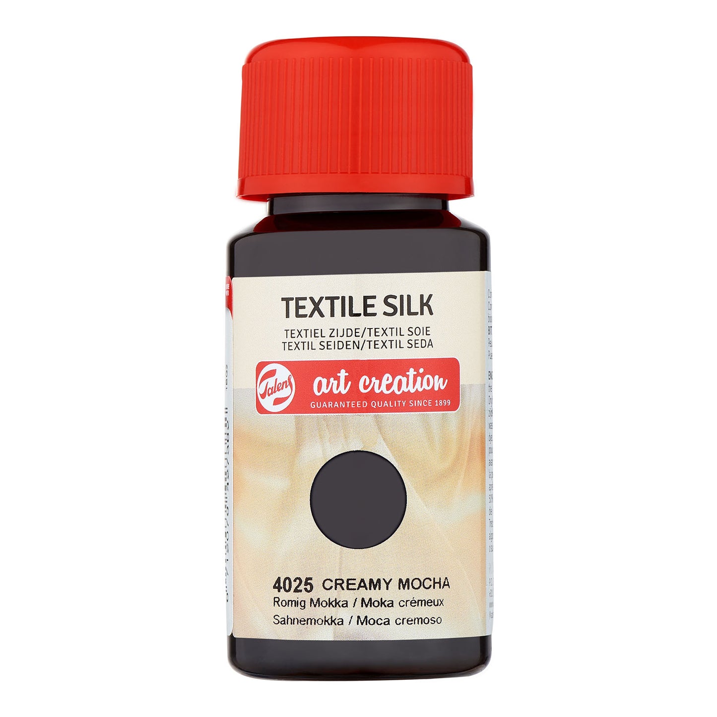 Talens création artistique • soie textile 50 ml moka crémeux