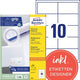Étiquettes multifonctions Avery 3679 blanches