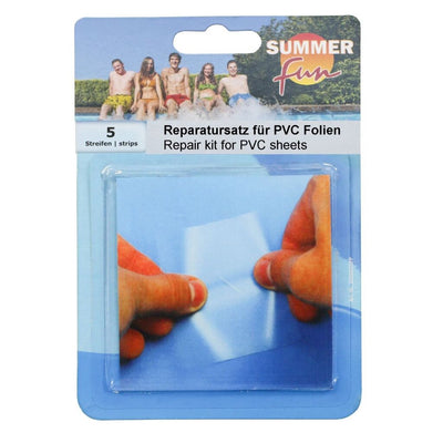 Kit de réparation de plaisir estival en papier pvc 5 pièces