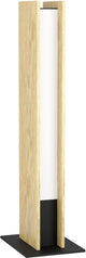 Lampe de table intelligente Eglo connect.z Anchorena-z - LED - 46,5 cm - marron noir blanc - lumière blanche rgb réglable - dimmable - zigbee