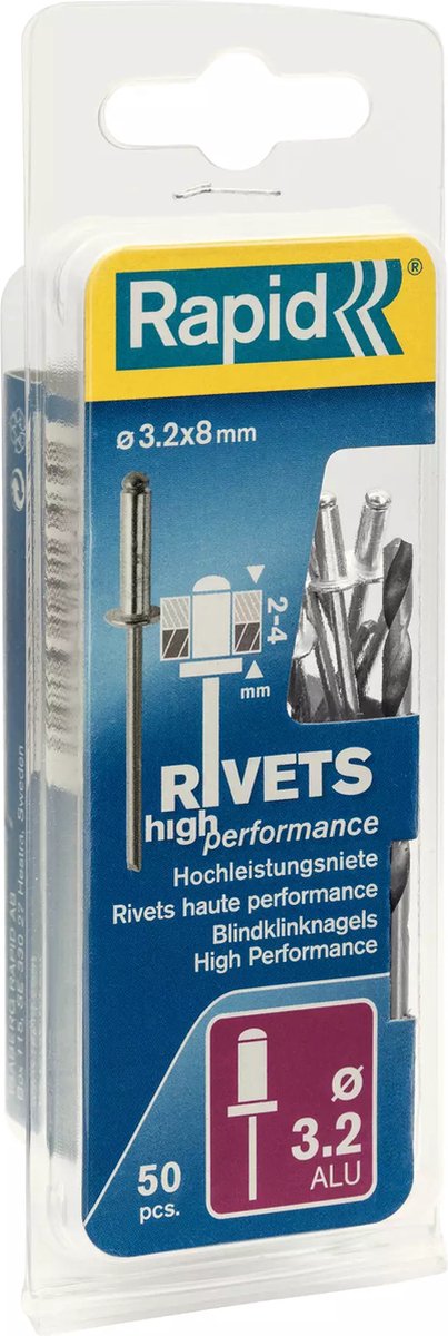 Rivet rapide haute performance ø3,2 x 8 mm - 5000383