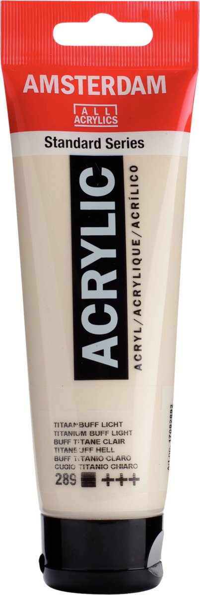 Amsterdam série standard peinture acrylique tube 120 ml titane chamois clair 289
