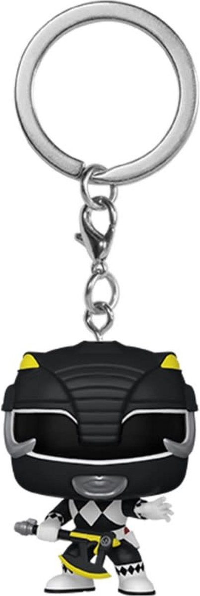 Funko poche pop! porte-clés : Power Rangers Mighty Morphine 30e anniversaire - Ranger noir