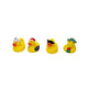 Canard en caoutchouc 10 cm 12 assortis | 12 pièces