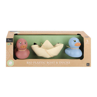 Jipy Bioplastic Set 2 Plan Ducks et 1 Bootje Assorti