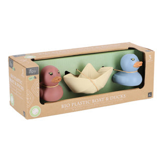 Jipy Bioplastic Set 2 Plan Ducks et 1 Bootje Assorti