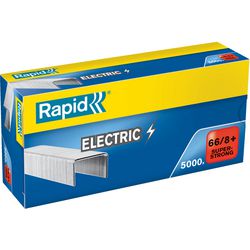 Agrafes rapid argent 66 8+ acier 5 000 pièces 50 feuilles