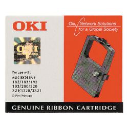 Ruban d'imprimante oki 0900-2303 nylon noir