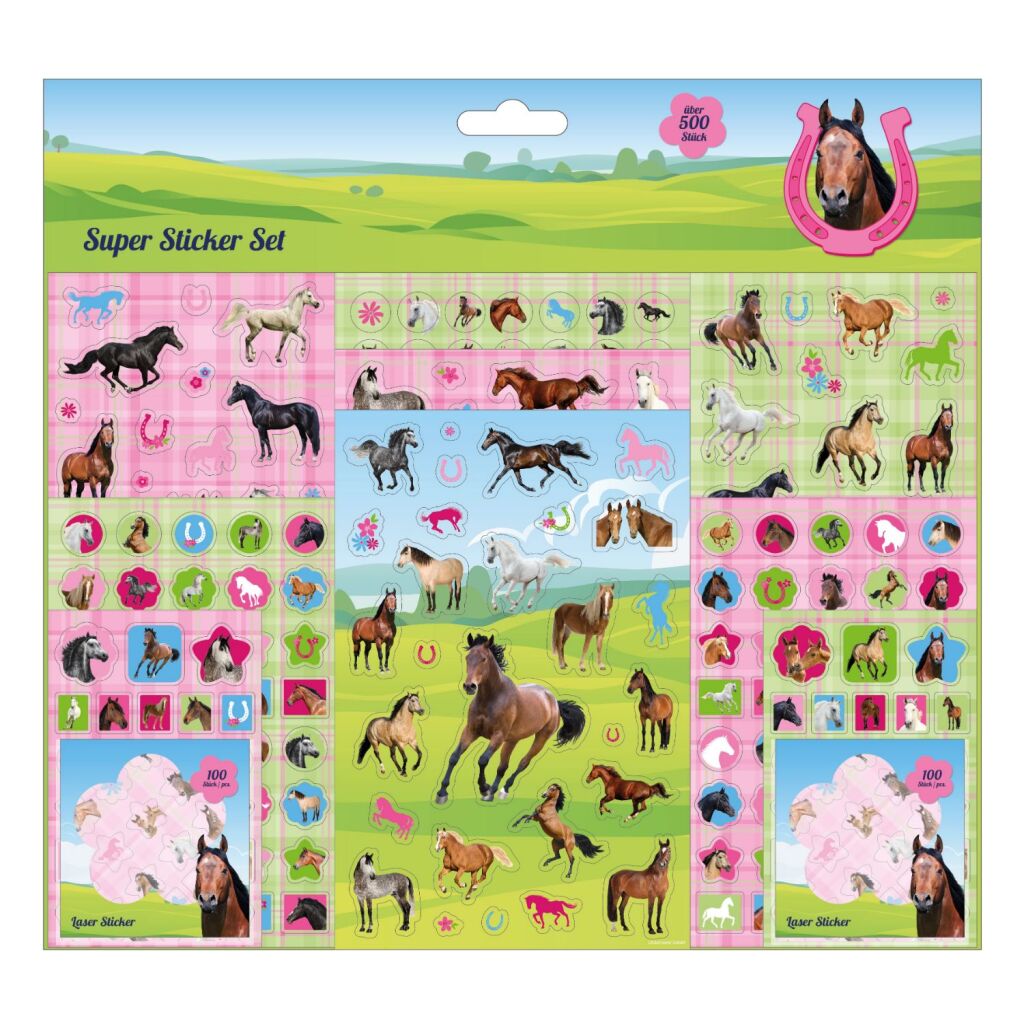 Sticker Basic Set Horses 500+