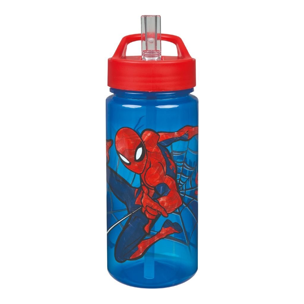 Bouteille à boisson aérodynamique en cimence Spiderman, 500 ml
