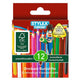 Toppoint Toppoint colorés crayons courts 3h 12 pièces