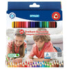 Stylex Crayons de couleur triangulaire Stylex 24 couleurs