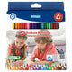 Stylex Crayons de couleur triangulaire Stylex 24 couleurs