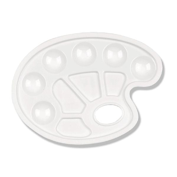 palette de peinture en plastique