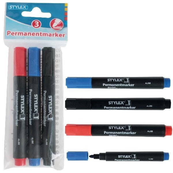 Stylex Stylex Markers Permanent 3 pièces